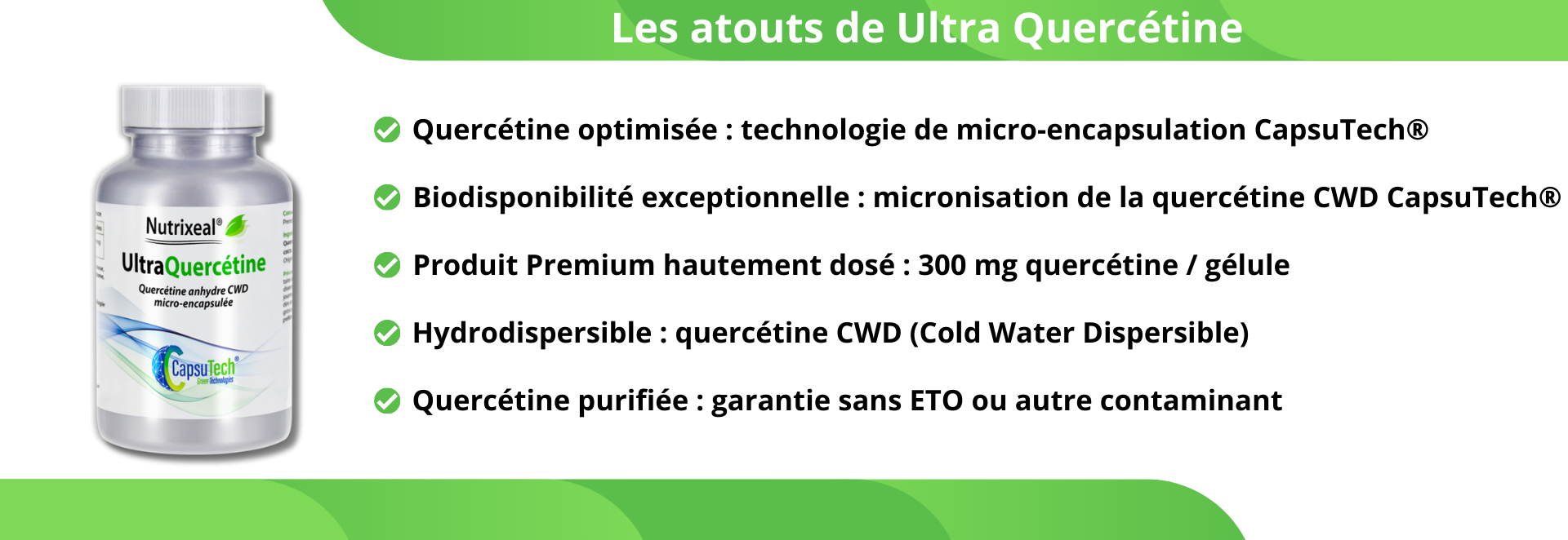 Atouts de la Ultraquercétine